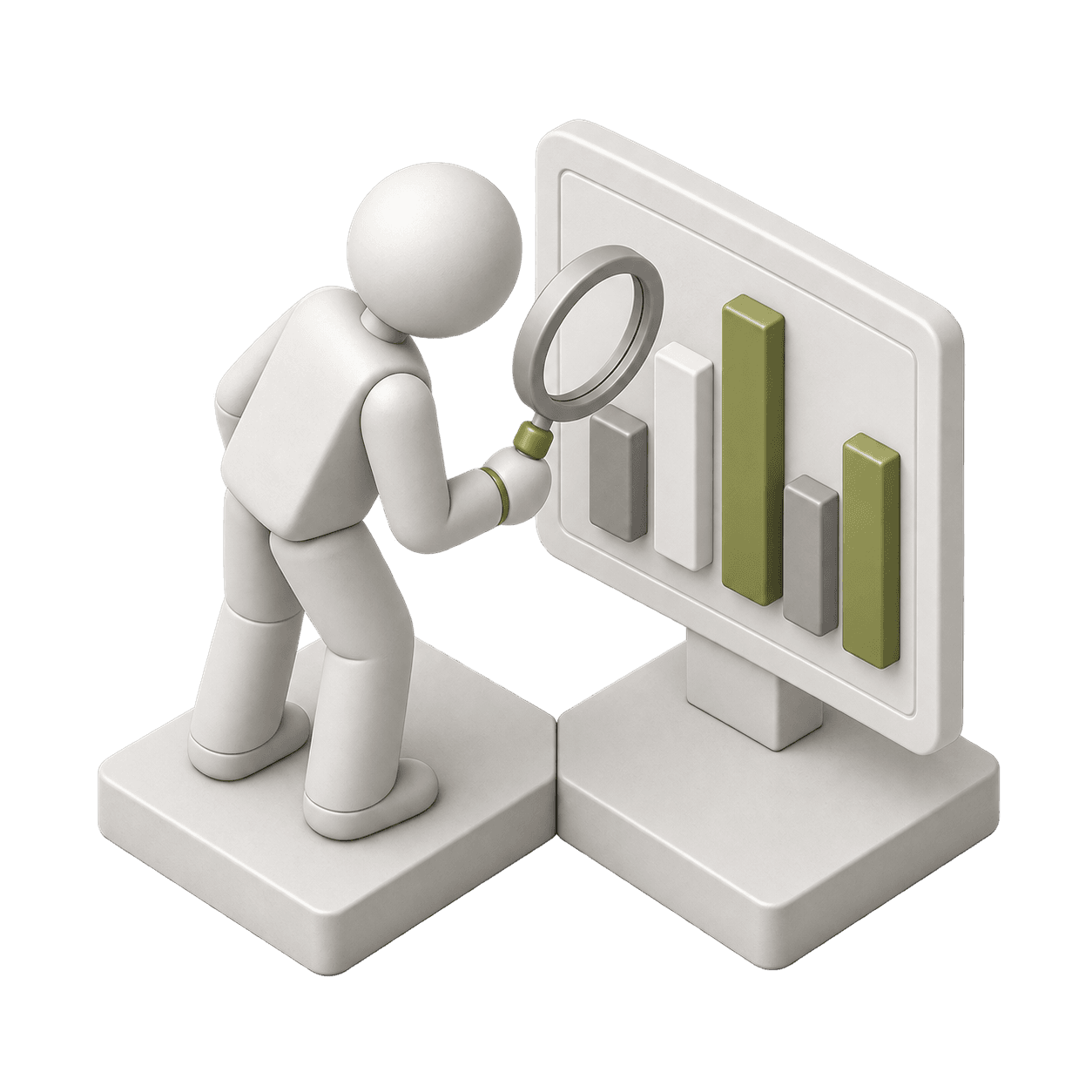Consultor revisando datos de una cuenta